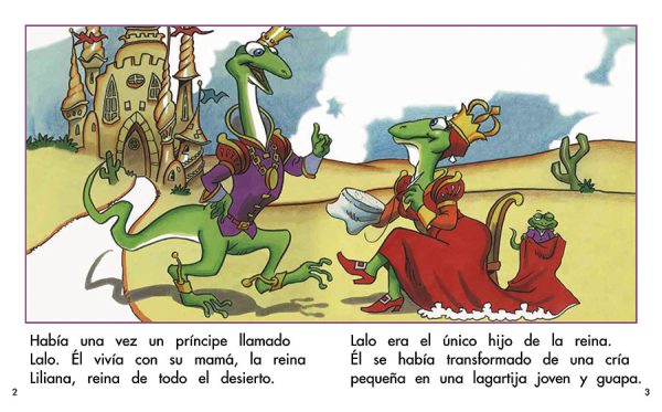 Interior spread #1 for Buscando una princesa de verdad by Barbara M. Flores; Elena Castro; Eddie Hernández and James Florez