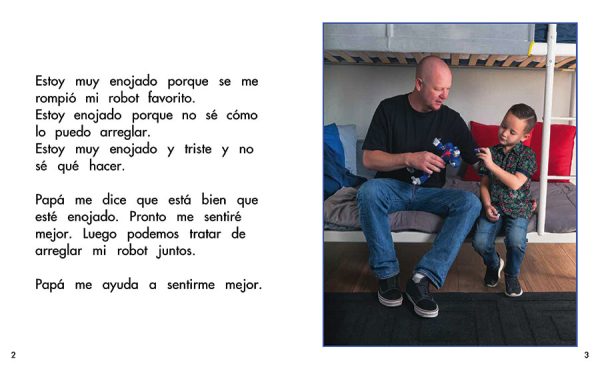 Interior spread #1 for Estoy enojado by Barbara M. Flores; Elena Castro; Eddie Hernández