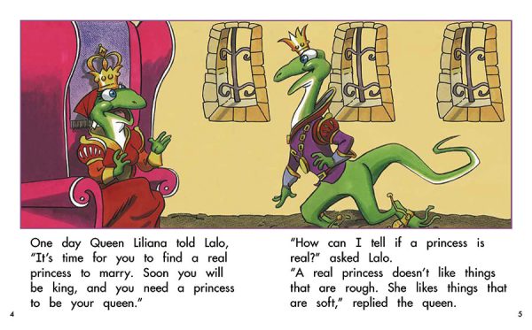 Interior spread #2 for Searching for a Real Princess by Barbara M. Flores; Elena Castro; Eddie Hernández and James Florez