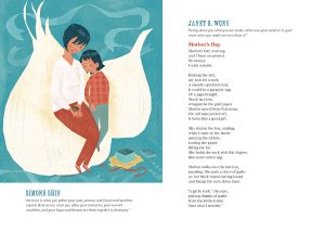 Interior spread #1 for I Remember by Lee Bennett Hopkins; Janet Wong; Kwame Alexander; Margarita Engle and Various Artists