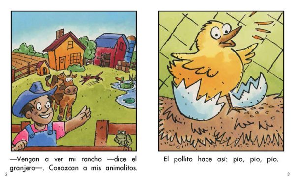 Interior spread #2 for Vengan a ver mi rancho by Barbara M. Flores; Elena Castro; Eddie Hernández