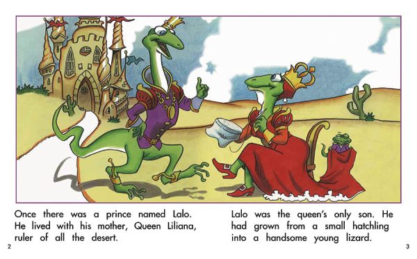 Interior spread #1 for Searching for a Real Princess by Barbara M. Flores; Elena Castro; Eddie Hernández and James Florez