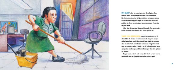 Interior spread #2 for ¡Sí, Se Puede! / Yes, We Can! by Diana Cohn; Luis J. Rodriguez and Francisco Delgado