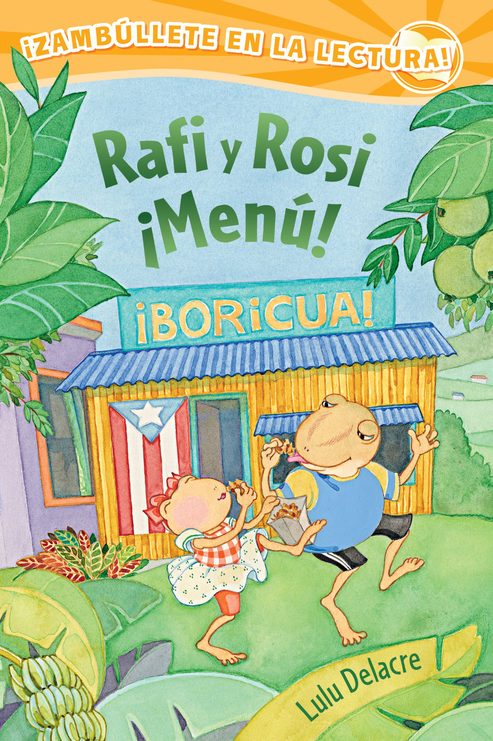 Front cover for Rafi y Rosi ¡Menú! by Lulu Delacre