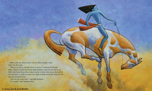 Interior spread #3 for Crazy Horse's Vision by Joseph Bruchac and S. D. Nelson
