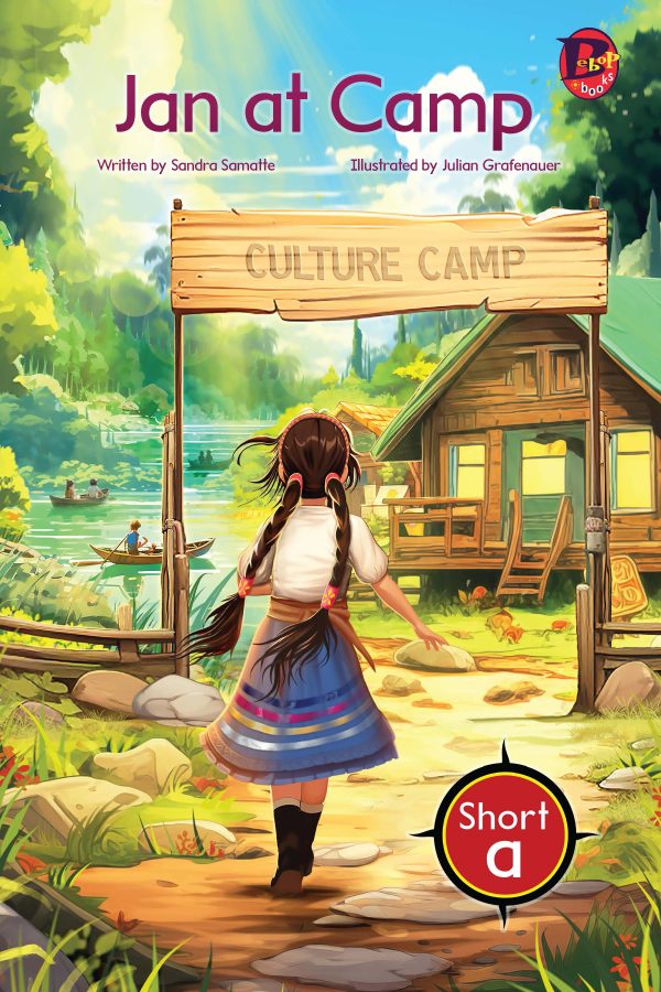 Front cover for Jan at Camp (Drumbeat Decodable Book Collection #3) by Sandra Samatte and Julian Grafenauer