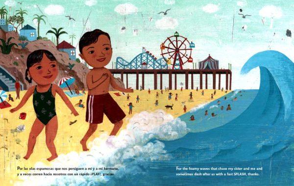 Interior spread #3 for Gracias • Thanks by Pat Mora and John Parra