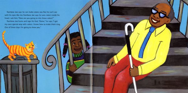 Interior spread #3 for Rainbow Joe and Me by Maria Diaz Strom and Maria Diaz Strom