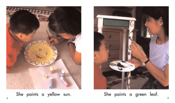 Interior spread #3 for Mom is a Painter by Laura Williams and Laura E. Williams