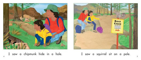 Interior spread #3 for In the Mountains by Mary Cappellini and Cheryl Nathan