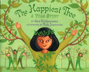 Front covernull for The Happiest Tree by Uma Krishnaswami and Ruth Jeyaveeran