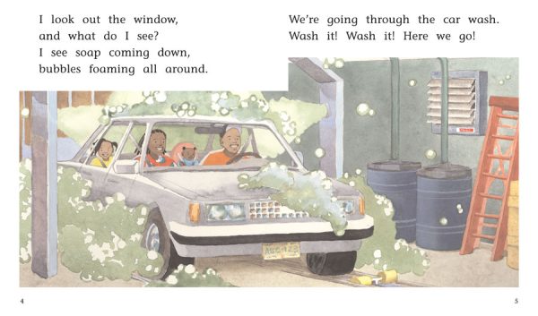 Interior spread #3 for Car Wash by Patricia Keeler and Patricia Keeler
