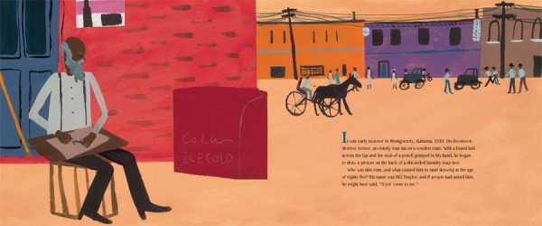 Interior spread #1 for It Jes' Happened by Don Tate and R. Gregory Christie