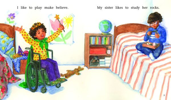 Interior spread #3 for Sister, Sister by Anne O'Brien and Anne Sibley O'Brien