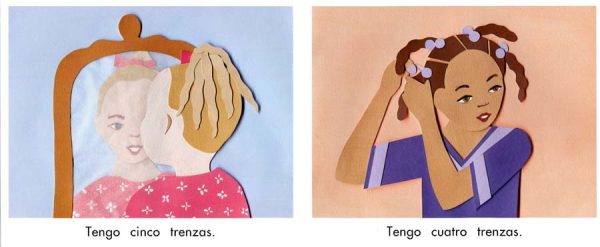 Interior spread #3 for Todas tenemos trenzas by Adjoa Burrowes and Adjoa J. Burrowes