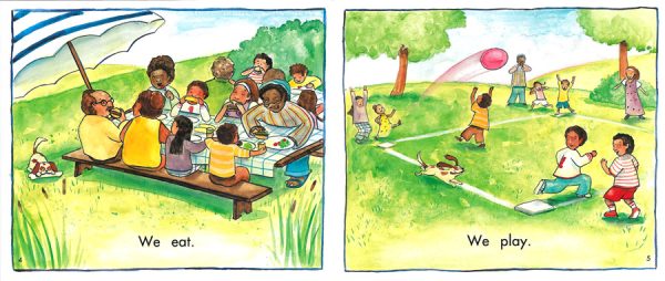 Interior spread #3 for Family Picnic by Gaylia Taylor and Aaron Boyd