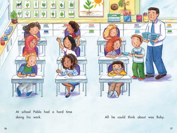Interior spread #4 for Pablo's Pet (Confetti Kids #9) by Sheri Tan and Shirley Ng-Benitez