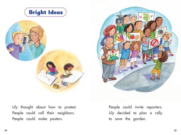 Interior spread #4 for The Protest (Confetti Kids #10) by Samantha Thornhill and Shirley Ng-Benitez
