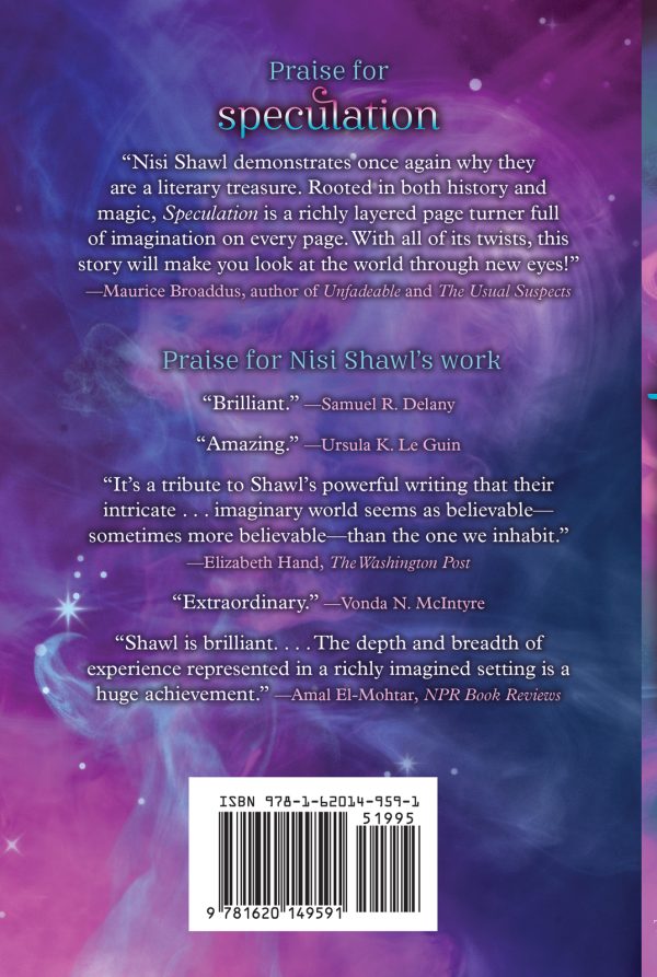 Back cover for Speculation by Nisi Shawl