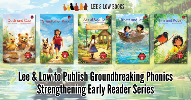 Lee & Low to Publish Groundbreaking Phonics Strengthening Early Reader Series. Book covers for Duck and Cub; Grandfather Rock; Jan at Camp; Rhett and Jett; and Tim and Robin.