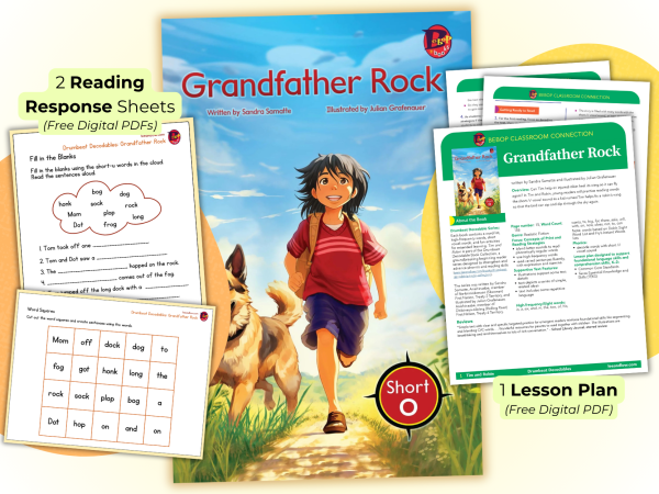 Featured image #1 for Grandfather Rock (Drumbeat Decodables #2) by Sandra Samatte and Julian Grafenauer