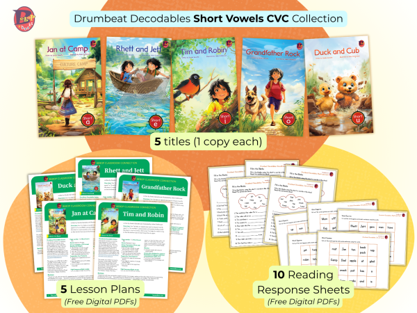 Featured image #2 for Grandfather Rock (Drumbeat Decodables #2) by Sandra Samatte and Julian Grafenauer
